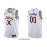 Camiseta Los Angeles Lakers Personalizada Association 2021-22 Blanco