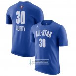 Camiseta Manga Corta All Star 2023 Stephen Curry Azul