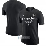 Camiseta Manga Corta Brooklyn Nets Negro
