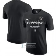 Camiseta Manga Corta Brooklyn Nets Negro