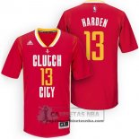 Camiseta Manga Corta Houston Harden Rojo