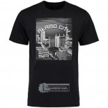 Camiseta Manga Corta San Antonio Spurs Ciudad Negro
