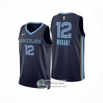 Camiseta Memphis Grizzlies Ja Morant NO 12 Icon 2024-25 Azul