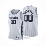 Camiseta Memphis Grizzlies Personalizada Ciudad 2025-26 Blanco