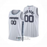 Camiseta Memphis Grizzlies Personalizada Ciudad 2025-26 Blanco
