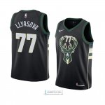 Camiseta Milwaukee Bucks Ersan Llyasova Statement 2018 Negro