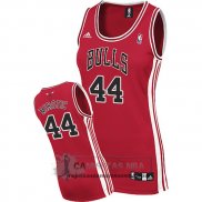 Camiseta Mujer Bulls Mirotic Rojo