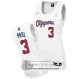 Camiseta Mujer Clippers Paul Blanco