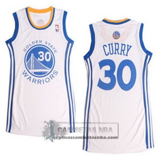 Camiseta Mujer Warriors Curry Blanco