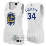 Camiseta Mujer Warriors Livingston Blanco