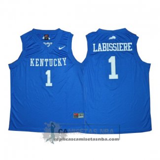 Camiseta NCAA Kentucky Wildcats Skal Labissiere Azul