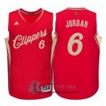 Camiseta Navidad Clippers Jordan 2015 Rojo