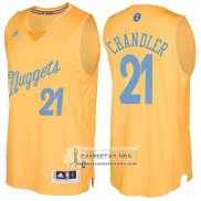 Camiseta Navidad Nuggets Wilson Chandler 2016 Dolado