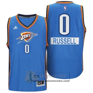 Camiseta Navidad Thunder Westbrook 2014 Azul