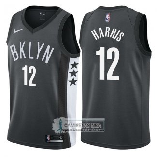 Camiseta Nets Joe Harris Statement 2017-18 Negro