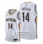 Camiseta New Orleans Pelicans Brandon Ingram Association Blanco