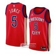 Camiseta New Orleans Pelicans Herbert Jones NO 5 Statement 2023-24 Rojo