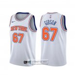Camiseta New York Knicks Taj Gibson Statement Blanco