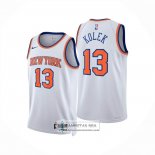 Camiseta New York Knicks Tyler Kolek NO 13 Association 2025-26 Blanco