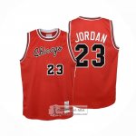 Camiseta Nino Chicago Bulls Michael Jordan NO 23 Mitchell & Ness 1984-85 Rojo