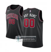 Camiseta Nino Chicago Bulls Personalizada 2017-18 Negro