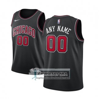 Camiseta Nino Chicago Bulls Personalizada 2017-18 Negro