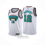Camiseta Nino Memphis Grizzlies Ja Morant NO 12 Classic 2024-25 Blanco