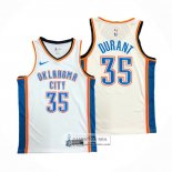 Camiseta Oklahoma City Thunder Kevin Durant NO 35 Association Blanco