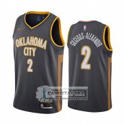 Camiseta Oklahoma City Thunder Shai Gilgeous Alexander Ciudad Negro