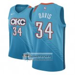 Camiseta Oklahoma City Thunder Tyler Davis Ciudad 2018-19
