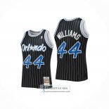 Camiseta Orlando Magic Brandon Williams NO 44 Mitchell & Ness 2009-10 Negro