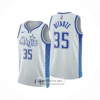 Camiseta Orlando Magic Goga Bitadze NO 35 Ciudad 2025-26 Blanco