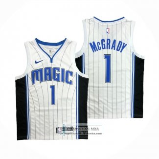 Camiseta Orlando Magic Tracy McGrady NO 1 Association Blanco