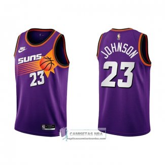 Camiseta Phoenix Suns Cameron Johnson NO 23 Classic 2022-23 Violeta