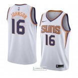 Camiseta Phoenix Suns Tyler Johnson Association 2018 Blanco