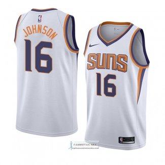 Camiseta Phoenix Suns Tyler Johnson Association 2018 Blanco