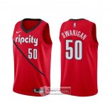 Camiseta Portland Trail Blazers Caleb Swanigan Earned Rojo