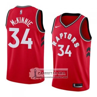 Camiseta Raptors Alfonzo Mckinnie Icon 2018 Rojo