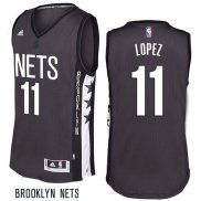 Camiseta Remix Alternate 2016-17 Nets Lopez
