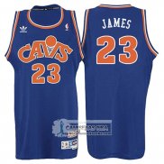 Camiseta Retro 2008 Cavaliers James Azul