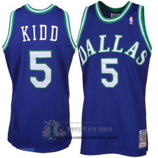 Camiseta Retro Mavericks Kidd Azul