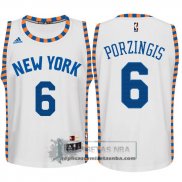 Camiseta Retro Nino Knicks Porzingis Blanco