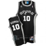Camiseta Retro Spurs Rodman Negro