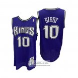 Camiseta Sacramento Kings Mike Bibby Mitchell & Ness 2001-02 Violeta