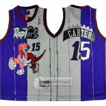 Camiseta Split Raptors Carter Purpura Blanco