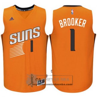 Camiseta Suns Booker Naranja