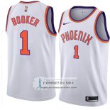 Camiseta Suns Devin Booker Hardwood Classic 2018 Blanco