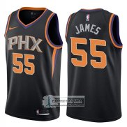 Camiseta Suns Mike James Statement 2017-18 Negro