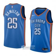 Camiseta Thunderdaniel Hamilton Icon 2017-18 Azul