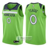 Camiseta Timberwolves Jeff Teague Statement 2017-18 Verde